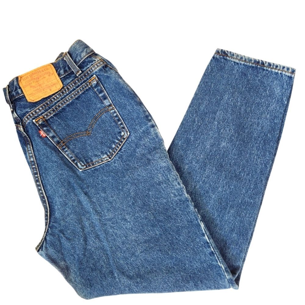 Levi's Vintage 80s American Made Womens 505 XX Straight Leg 5 Pocket Jeans 18